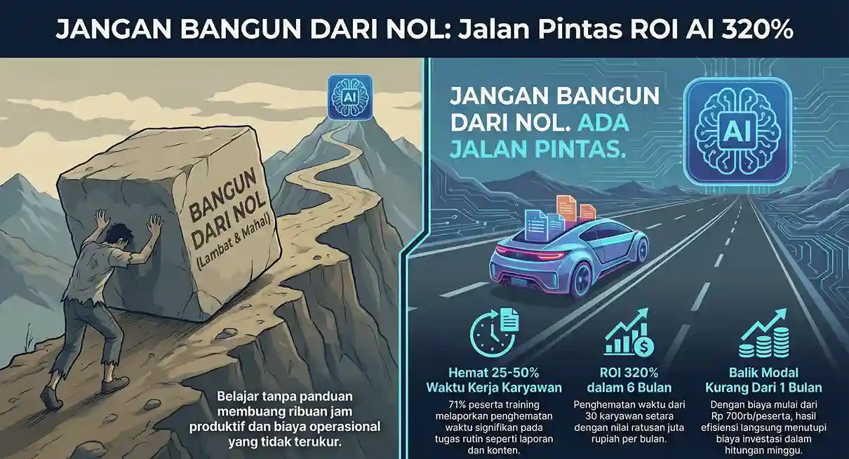 Biaya Training AI Perusahaan 2026: Kisaran + Kalkulator ROI