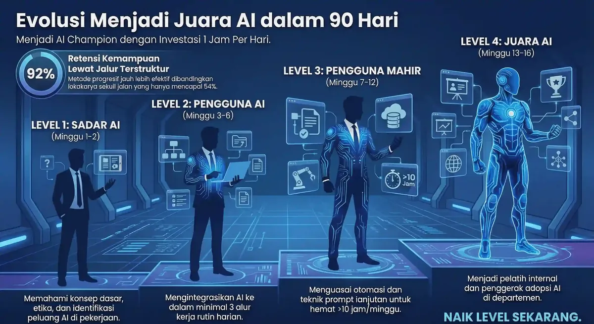 Kurikulum Pelatihan AI: Pemula hingga Juara AI 90 Hari