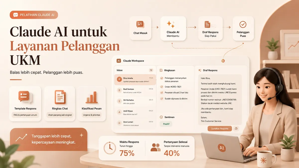 Pelatihan Claude AI untuk Layanan Pelanggan UKM