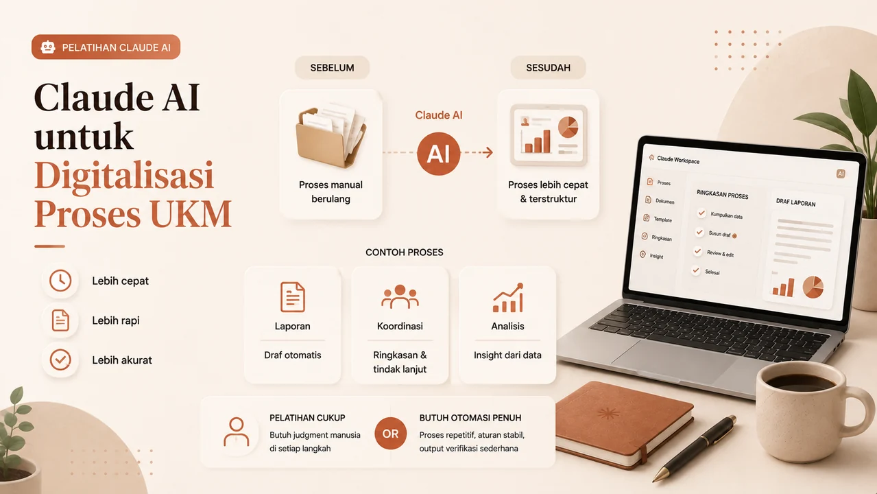 Pelatihan Claude AI untuk Digitalisasi Proses UKM