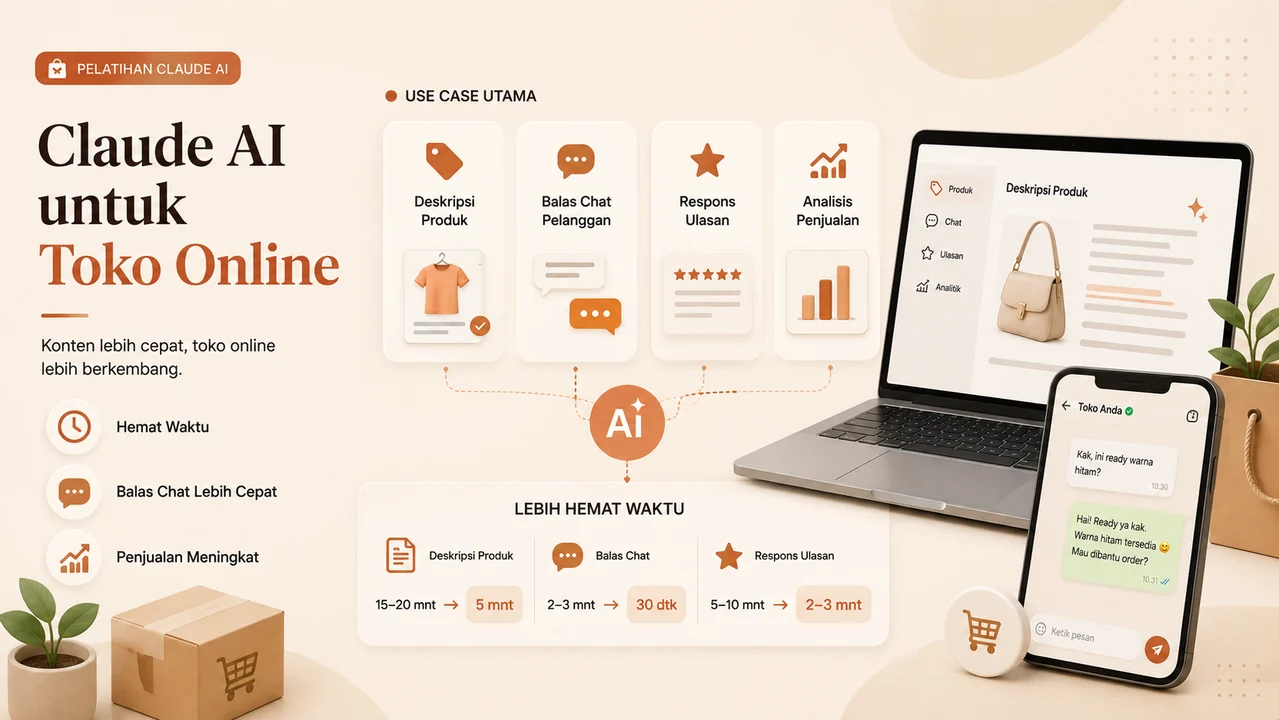 Pelatihan Claude AI untuk Toko Online: Panduan UKM