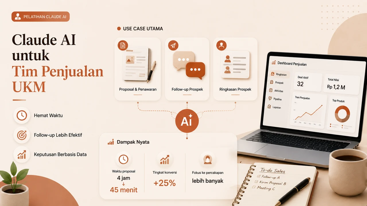 Pelatihan Claude AI untuk Tim Penjualan UKM